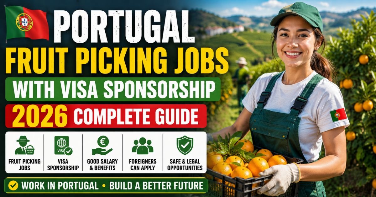 Portugal Fruit Picking Jobs 2026 – Visa Sponsorship & Farm Work Guide